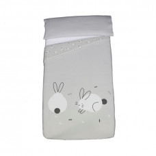 Funda nordica 60/70 Rabbit Gris Revers. Sonpetit